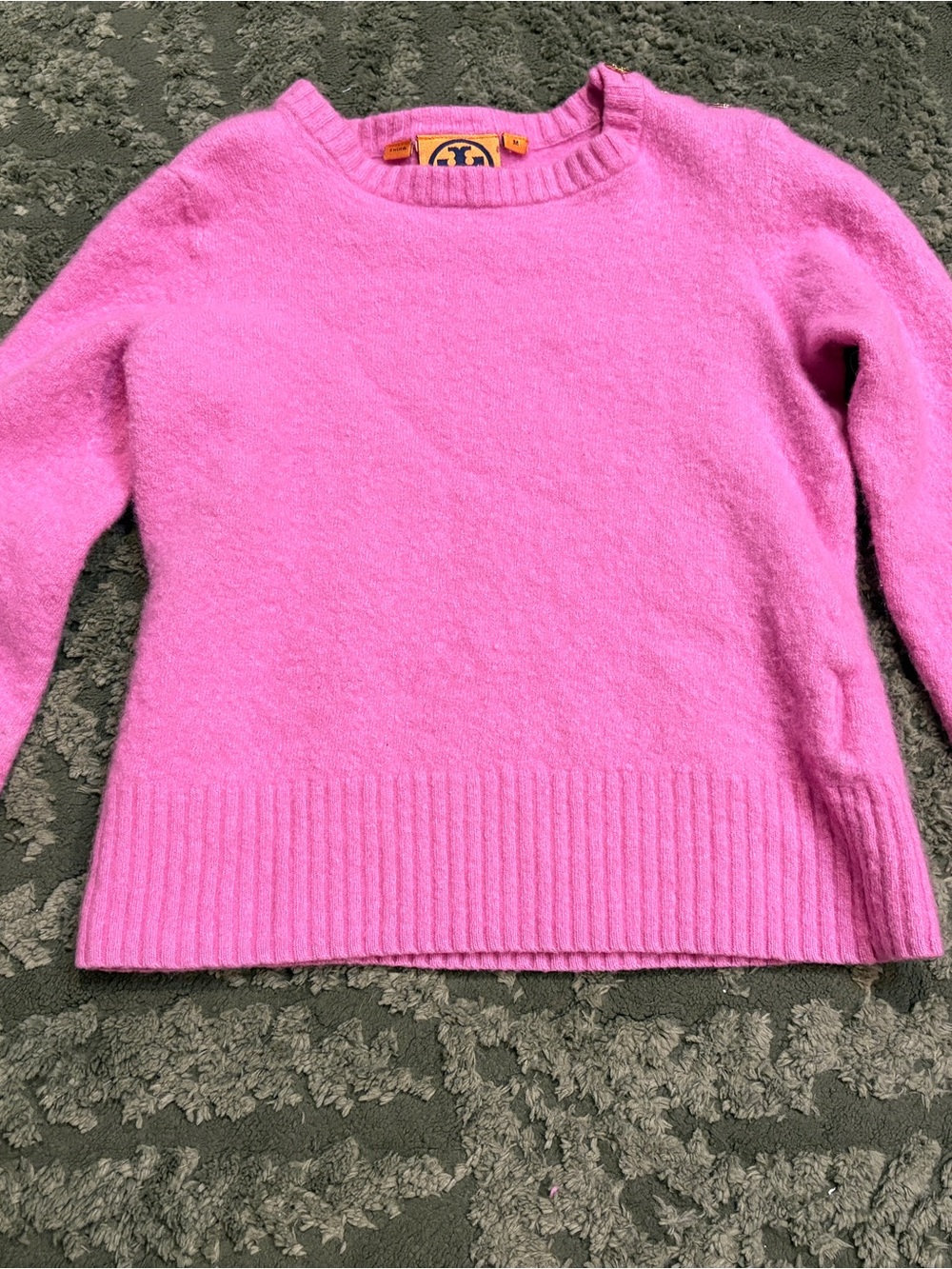 Tory Burch Pink Crewneck Sweater